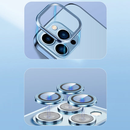 9D Plated Lens Film Clear Phone Case, For iPhone 14, For iPhone 14 Plus, For iPhone 14 Pro