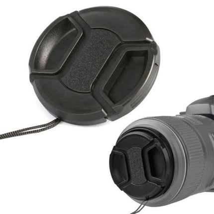 Center Pinch Camera Lens Cap for Canon, 40.5mm, 49mm, 82mm
