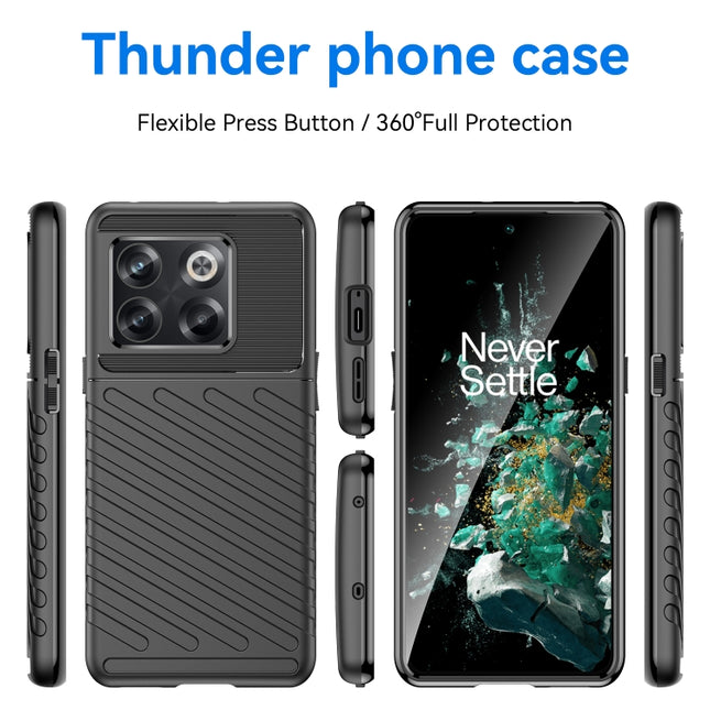 Thunderbolt Shockproof TPU Protective Soft Phone Case, For OnePlus 10T