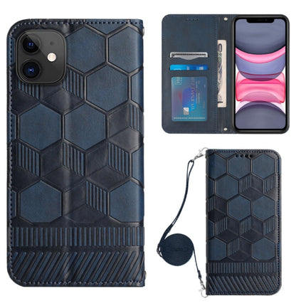 Crossbody Football Texture Magnetic PU Phone Case, For iPhone 11, For iPhone 11 Pro, For iPhone 11 Pro Max, For iPhone 12