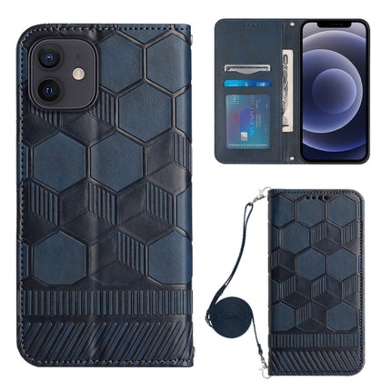 Crossbody Football Texture Magnetic PU Phone Case, For iPhone 12 Mini, For iPhone 12 Pro, For iPhone 12 Pro Max, For iPhone 13