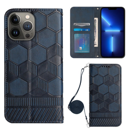 Crossbody Football Texture Magnetic PU Phone Case, For iPhone 13 Mini, For iPhone 13 Pro, For iPhone 13 Pro Max, For iPhone 14