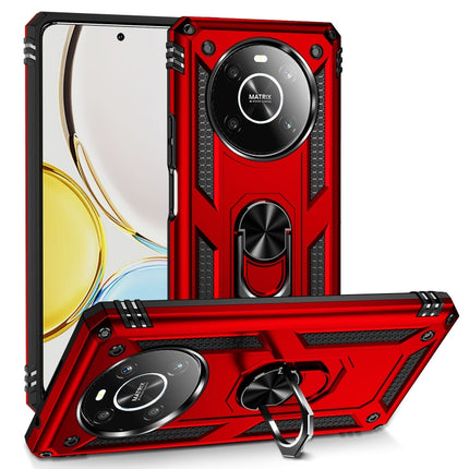 Shockproof TPU + PC Phone Case with 360 Degree Rotating Holder, For Honor X9, For Motorola Moto E32 4G