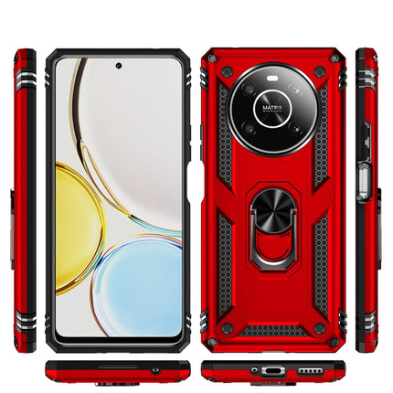 Shockproof TPU + PC Phone Case with 360 Degree Rotating Holder, For Honor X9, For Motorola Moto E32 4G