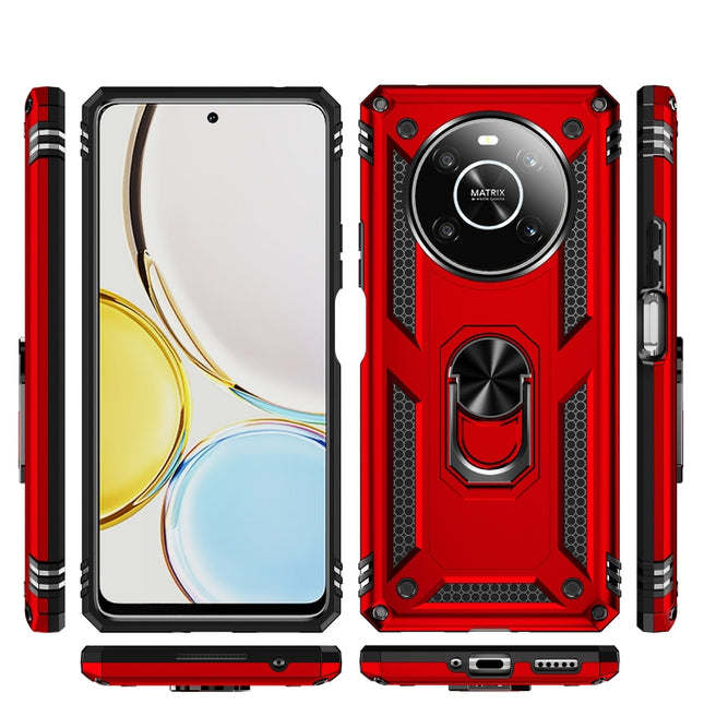 Shockproof TPU + PC Phone Case with 360 Degree Rotating Holder, For Honor X9, For Motorola Moto E32 4G
