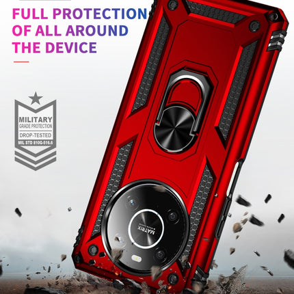 Shockproof TPU + PC Phone Case with 360 Degree Rotating Holder, For Honor X9, For Motorola Moto E32 4G