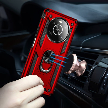 Shockproof TPU + PC Phone Case with 360 Degree Rotating Holder, For Honor X9, For Motorola Moto E32 4G