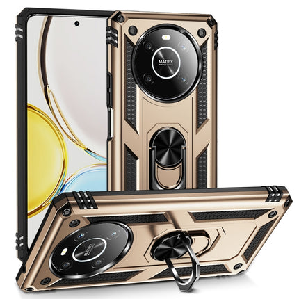 Shockproof TPU + PC Phone Case with 360 Degree Rotating Holder, For Honor X9, For Motorola Moto E32 4G