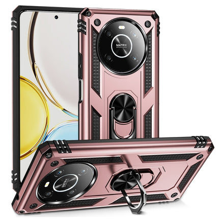 Shockproof TPU + PC Phone Case with 360 Degree Rotating Holder, For Honor X9, For Motorola Moto E32 4G