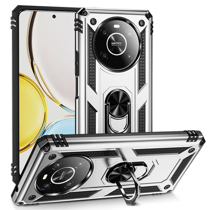 Shockproof TPU + PC Phone Case with 360 Degree Rotating Holder, For Honor X9, For Motorola Moto E32 4G