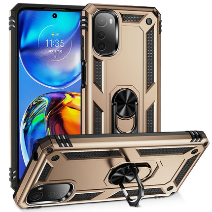 Shockproof TPU + PC Phone Case with 360 Degree Rotating Holder, For Honor X9, For Motorola Moto E32 4G