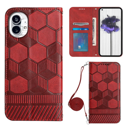 Crossbody Football Texture Magnetic PU Phone Case, For Nothing Phone 1, For Xiaomi Redmi 10A, For Xiaomi Redmi 10C/Redmi 10 India, For Xiaomi Redmi Note 11 Global/Note 11S 4G