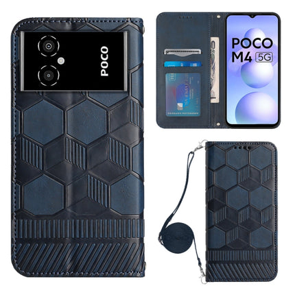 Crossbody Football Texture Magnetic PU Phone Case, For Xiaomi Redmi Note 11 Pro/Redmi Note 11 Pro 5G/Redmi Note 11 Pro+ India, For Xiaomi Poco M4 5G, For Xiaomi Poco M4 Pro 4G, For Xiaomi Poco X4 Pro 5G