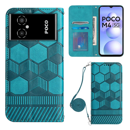 Crossbody Football Texture Magnetic PU Phone Case, For Xiaomi Redmi Note 11 Pro/Redmi Note 11 Pro 5G/Redmi Note 11 Pro+ India, For Xiaomi Poco M4 5G, For Xiaomi Poco M4 Pro 4G, For Xiaomi Poco X4 Pro 5G