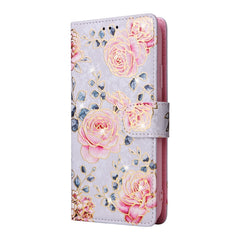 Bronzing Painting RFID Leather Case, For iPhone 13 mini, For iPhone 13, For iPhone 13 Pro, For iPhone 13 Pro Max