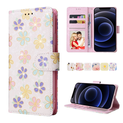 Bronzing Painting RFID Leather Case, For iPhone 12 mini, For iPhone 12 / 12 Pro, For iPhone 12 Pro Max, For iPhone 11