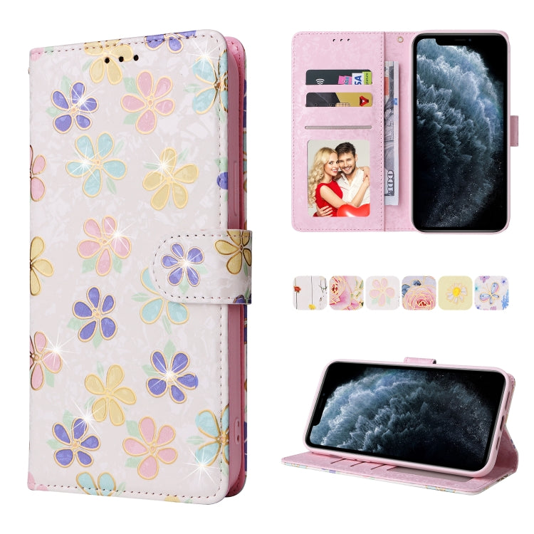 Bronzing Painting RFID Leather Case, For iPhone 11 Pro, For iPhone 11 Pro Max, For iPhone XS Max, For iPhone XR