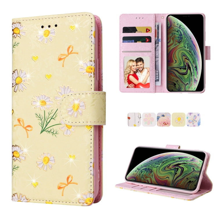 Bronzing Painting RFID Leather Case, For iPhone 11 Pro, For iPhone 11 Pro Max, For iPhone XS Max, For iPhone XR