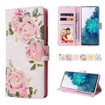 Bronzing Painting RFID Leather Case, For Samsung Galaxy S20 Plus, For Samsung Galaxy S20 FE, For Samsung Galaxy S20, For Samsung Galaxy S10 Plus
