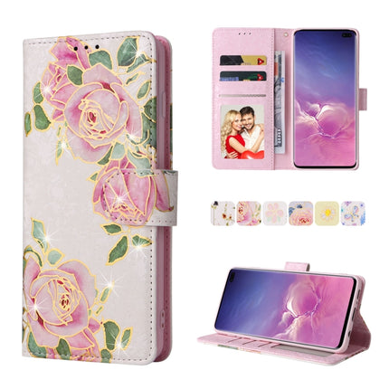 Bronzing Painting RFID Leather Case, For Samsung Galaxy S20 Plus, For Samsung Galaxy S20 FE, For Samsung Galaxy S20, For Samsung Galaxy S10 Plus