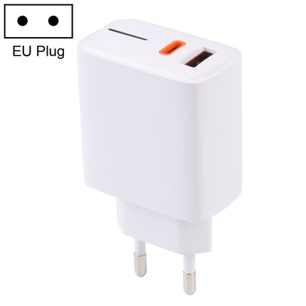LZ-1130 PD 20W Type-C+QC 3.0 USB Fast Charger, 20W EU Plug, 20W US Plug