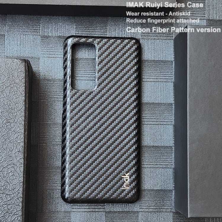 IMAK Ruiyi Series Carbon Brazing TPU Phone Case, For Xiaomi 12 Glass Version/12X/12S Glass Version, For Google Pixel 6a
