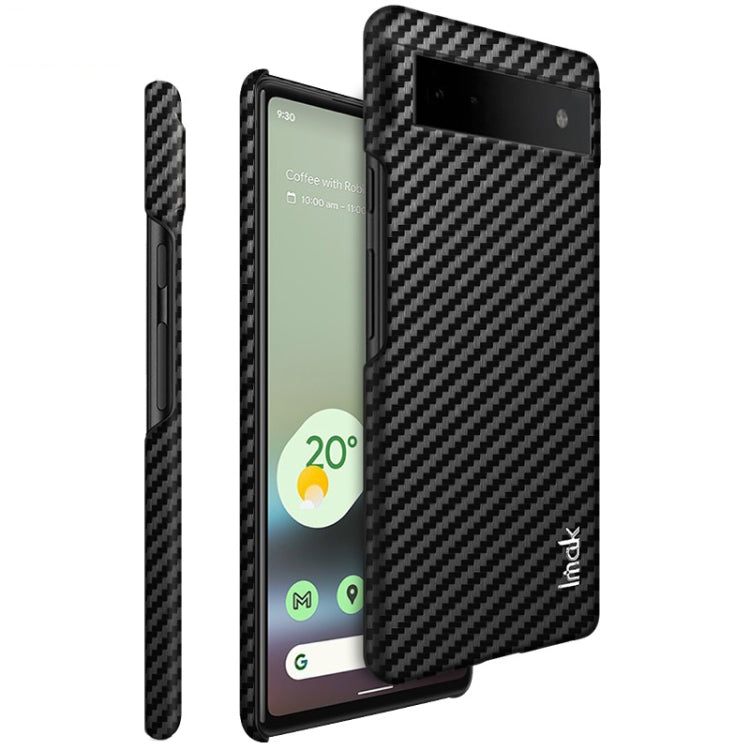 IMAK Ruiyi Series Carbon Brazing TPU Phone Case, For Xiaomi 12 Glass Version/12X/12S Glass Version, For Google Pixel 6a