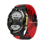 For Amazfit T-Rex 2 / Black Red