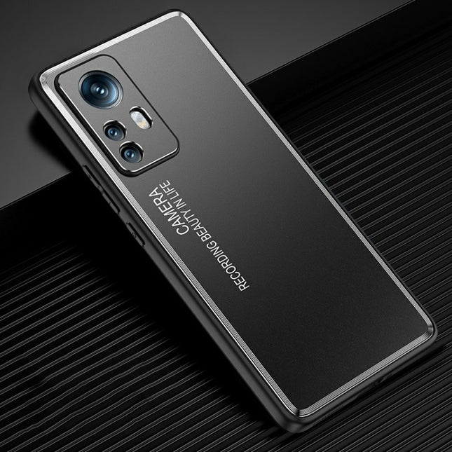 Light and Shadow Series Frosted Metal Phone Case, For Xiaomi 12/12S/12X, For Xiaomi 12 Pro/12S Pro, For Xiaomi 12S Ultra