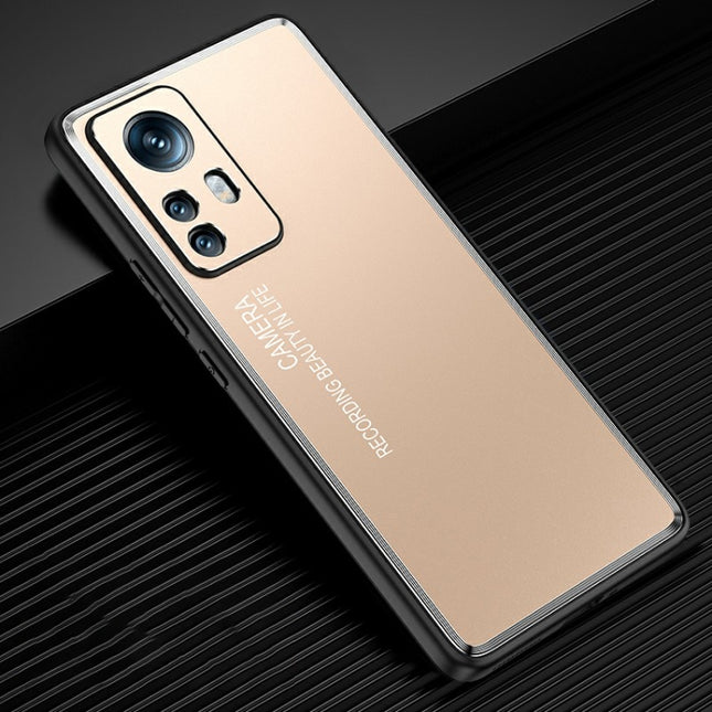 Light and Shadow Series Frosted Metal Phone Case, For Xiaomi 12/12S/12X, For Xiaomi 12 Pro/12S Pro, For Xiaomi 12S Ultra