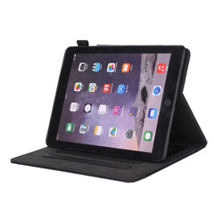 For iPad Pro 11 (2020) & (2018) Big Metal Button Business Tablet PC Protective Leather Case with Bracket & Card Slot & Photo Holder & Wallet