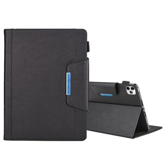 Funda protectora de cuero para tableta con botones de metal grandes para iPad Pro 11 (2020) y (2018), con soporte, ranura para tarjetas, soporte para fotos y billetera