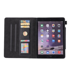 For iPad Pro 11 (2020) & (2018) Big Metal Button Business Tablet PC Protective Leather Case with Bracket & Card Slot & Photo Holder & Wallet