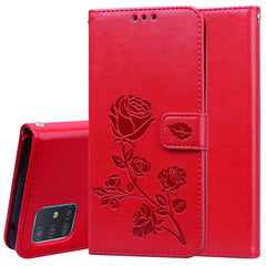 Rose Embossed Horizontal Flip PU Leather Case with Holder & Card Slots & Wallet, For Galaxy A81 / Note 10 Lite, For Galaxy A91 / S10 Lite, For Galaxy S20, For Galaxy S20 Plus, For Galaxy S20 Ultra, For Galaxy A51