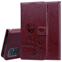 Rose Embossed Horizontal Flip PU Leather Case with Holder & Card Slots & Wallet, For Galaxy A81 / Note 10 Lite, For Galaxy A91 / S10 Lite, For Galaxy S20, For Galaxy S20 Plus, For Galaxy S20 Ultra, For Galaxy A51