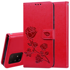 Rose Embossed Horizontal Flip PU Leather Case with Holder & Card Slots & Wallet, For Galaxy A81 / Note 10 Lite, For Galaxy A91 / S10 Lite, For Galaxy S20, For Galaxy S20 Plus, For Galaxy S20 Ultra, For Galaxy A51