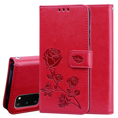 Rose Embossed Horizontal Flip PU Leather Case with Holder & Card Slots & Wallet, For Galaxy A81 / Note 10 Lite, For Galaxy A91 / S10 Lite, For Galaxy S20, For Galaxy S20 Plus, For Galaxy S20 Ultra, For Galaxy A51