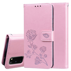 Rose Embossed Horizontal Flip PU Leather Case with Holder & Card Slots & Wallet, For Galaxy A81 / Note 10 Lite, For Galaxy A91 / S10 Lite, For Galaxy S20, For Galaxy S20 Plus, For Galaxy S20 Ultra, For Galaxy A51