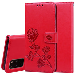 Rose Embossed Horizontal Flip PU Leather Case with Holder & Card Slots & Wallet, For Galaxy A81 / Note 10 Lite, For Galaxy A91 / S10 Lite, For Galaxy S20, For Galaxy S20 Plus, For Galaxy S20 Ultra, For Galaxy A51