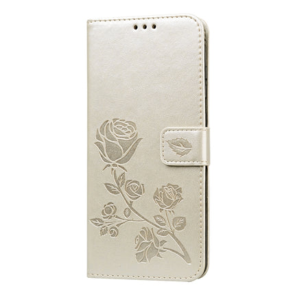 Rose Embossed Horizontal Flip PU Leather Case with Holder & Card Slots & Wallet, For Galaxy S20 Ultra, For Galaxy A51, For Galaxy A71, For Xiaomi Mi A3
