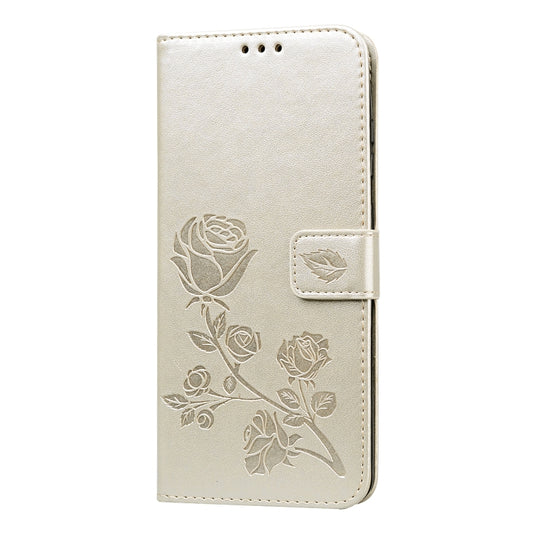 Rose Embossed Horizontal Flip PU Leather Case with Holder & Card Slots & Wallet, For Galaxy S20 Ultra, For Galaxy A51, For Galaxy A71, For Xiaomi Mi A3