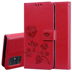 Rose Embossed Horizontal Flip PU Leather Case with Holder & Card Slots & Wallet, For Galaxy A81 / Note 10 Lite, For Galaxy A91 / S10 Lite, For Galaxy S20, For Galaxy S20 Plus, For Galaxy S20 Ultra, For Galaxy A51