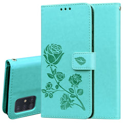 Rose Embossed Horizontal Flip PU Leather Case with Holder & Card Slots & Wallet, For Galaxy A81 / Note 10 Lite, For Galaxy A91 / S10 Lite, For Galaxy S20, For Galaxy S20 Plus, For Galaxy S20 Ultra, For Galaxy A51