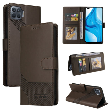 GQUTROBE Skin Feel Magnetic Leather Phone Case, For OPPO A93 5G, For OPPO A94, For OPPO F17 Pro / A93, For Realme 8i