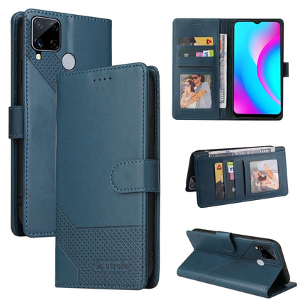 GQUTROBE Skin Feel Magnetic Leather Phone Case, For Realme 8, For Realme C11, For Realme C15, For Realme C20