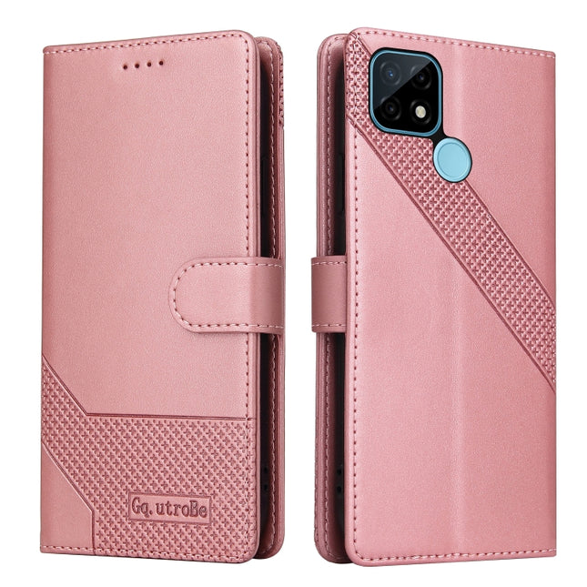 GQUTROBE Skin Feel Magnetic Leather Phone Case, For Realme C21, For Realme C21Y, For Realme GT 5G, For Realme V13 5G