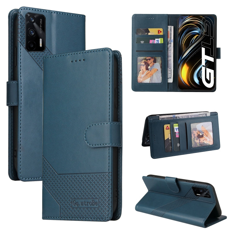 GQUTROBE Skin Feel Magnetic Leather Phone Case, For Realme C21, For Realme C21Y, For Realme GT 5G, For Realme V13 5G