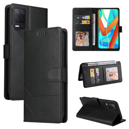 GQUTROBE Skin Feel Magnetic Leather Phone Case, For Realme C21, For Realme C21Y, For Realme GT 5G, For Realme V13 5G