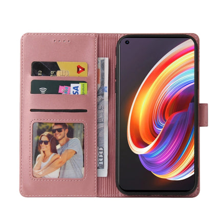 GQUTROBE Skin Feel Magnetic Leather Phone Case, For Realme X7 Pro
