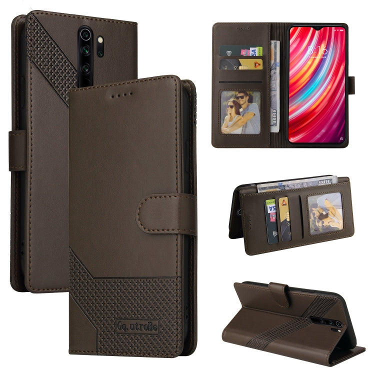 GQUTROBE Skin Feel Magnetic Leather Phone Case, For Xiaomi Redmi K20, For Xiaomi Redmi Note 9 Pro, For Xiaomi Redmi Note 9T, For Xiaomi Redmi Note 8 Pro